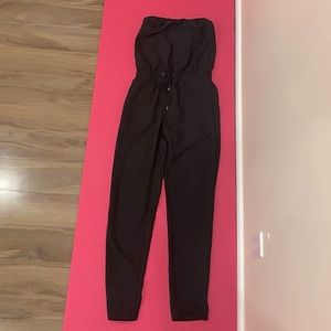 Extra Small Black Dynamite strapless romper